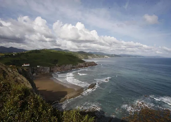 Apartamento 2 Habit, Sala, Terraza, Jardin, Parking Gratis Zumaia